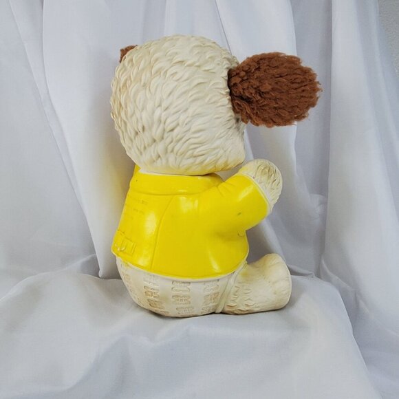 VTG 1962 Rubber Bear w/Fur Ears Edward Mobley The Arrow Rubber Co. No Squeaking - Picture 9 of 16